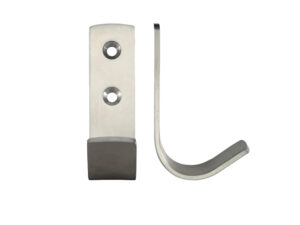 Zoo Hardware Zas Single Coat Hook, Satin Stainless Steel