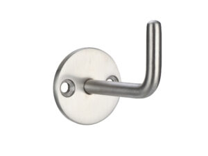 Zoo Hardware Zas Circular Single Robe Hook, Satin Stainless Steel