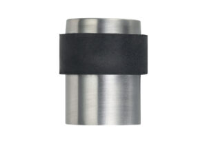 Zoo Hardware Zas Floor Mounted Cylinder Door Stop, Satin Or Polished Stainless Steel