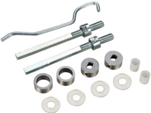 Zoo Hardware Back To Back Fixing Pack For 22Mm Pull Handles, Satin Stainless Steel