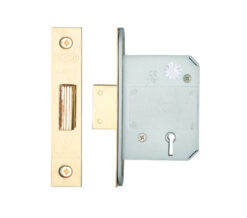 Zoo Hardware British Standard 5 Lever Dead Lock (64Mm Or 76Mm), Pvd Stainless Brass