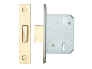 Zoo Hardware British Standard 5 Lever Dead Lock (64Mm Or 76Mm), Pvd Stainless Brass