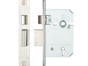 Zoo Hardware British Standard 5 Lever Sash Lock (64Mm Or 76Mm), Satin Stainless Steel