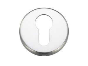 Zoo Hardware Contract Aluminium Euro Profile Escutcheon, Satin Aluminium