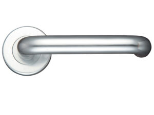 Zoo Hardware Contract Aluminium Rtd Lever, Satin Aluminium (Sold In Pairs)