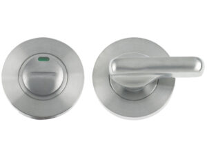 Zoo Hardware Zgs Disabled Bathroom Turn & Release With Indicator, Satin Stainless Steel