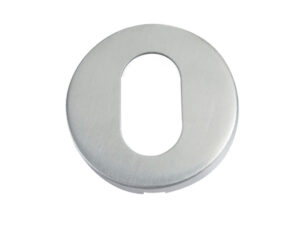 Zoo Hardware Zcs2 Oval Profile Escutcheon, Satin Stainless Steel