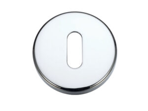 Zoo Hardware Stanza Contract Standard Profile Escutcheon, Polished Chrome