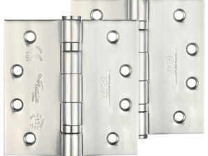 Zoo Hardware 4 Inch Grade 13 Ball Bearing Hinge, Polished Stainless Steel (Sold In Pairs)