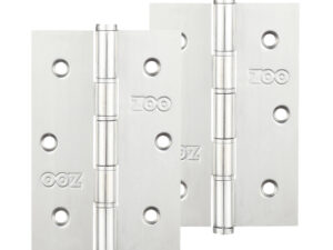 Zoo Hardware 3 Inch Grade 201 Slim Knuckle Bearing Hinge, Polished Stainless Steel (Sold In Pairs)