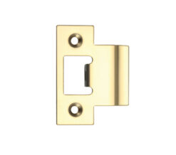 Zoo Hardware Spare Extended Tongue Strike Plate Accessory, Pvd Stainless Brass