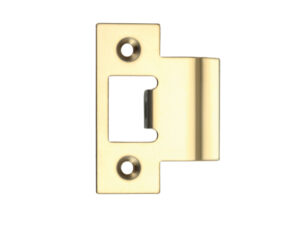 Zoo Hardware Spare Extended Tongue Strike Plate Accessory, Pvd Stainless Brass