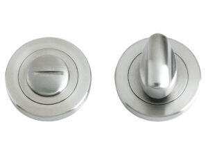 Zoo Hardware Zps Bathroom Turn & Release, Satin Stainless Steel