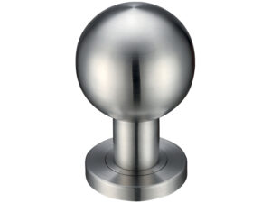 Zoo Hardware Zps Ball Mortice Knob, Satin Stainless Steel (Sold In Pairs)