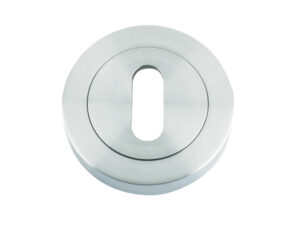 Zoo Hardware Stanza Standard Profile Escutcheon, Satin Chrome