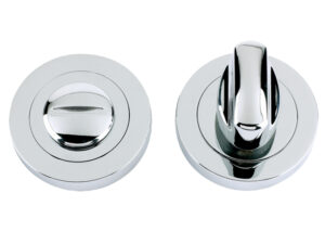 Zoo Hardware Stanza Bathroom Turn & Release, Polished Chrome