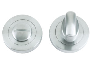 Zoo Hardware Stanza Bathroom Turn & Release, Satin Chrome