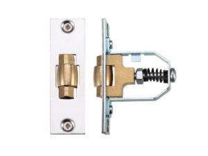 Zoo Hardware Adjustable Roller Latch (76Mm), Polished Stainless Steel