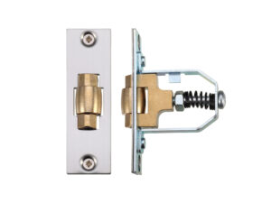 Zoo Hardware Adjustable Roller Latch (76Mm), Satin Stainless Steel