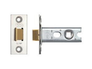 Zoo Hardware Double Sprung Tubular Latches (Bolt Through) - Stainless Steel Finish