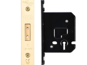 Zoo Hardware 3 Lever Dead Lock (67.5Mm Or 79.5Mm), Pvd Stainless Brass