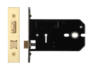 Zoo Hardware 3 Lever Horizontal Lock (127Mm Or 152Mm), Pvd Stainless Brass