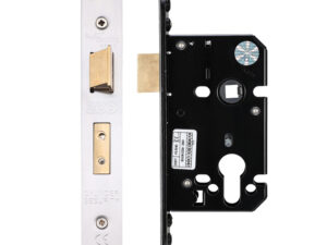 Zoo Hardware Euro Sash Lock (67.5Mm Or 79.5Mm), Satin Stainless Steel