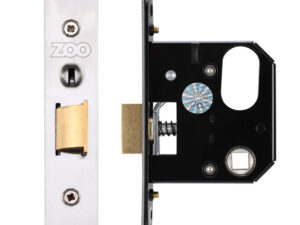 Zoo Hardware Uk Replacement Oval Night Latch (65.5Mm Or 78Mm), Satin Stainless Steel