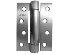 Frelan Hardware 4 Inch Door Closer Set Spring Hinge, Satin Chrome (Sold In Packs Of 3)