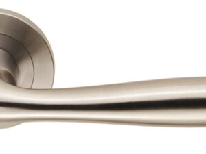 Eurospec Peninsula Satin Stainless Steel Door Handles (Sold In Pairs)