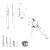 Universal Maxim Multi-Spindle Inline Window Handle