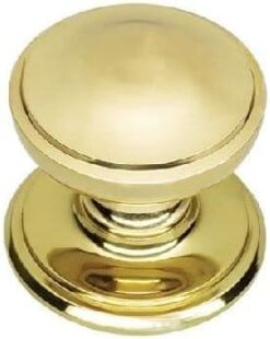 Centre Door Knobs - 125mm - Polished Brass Finish