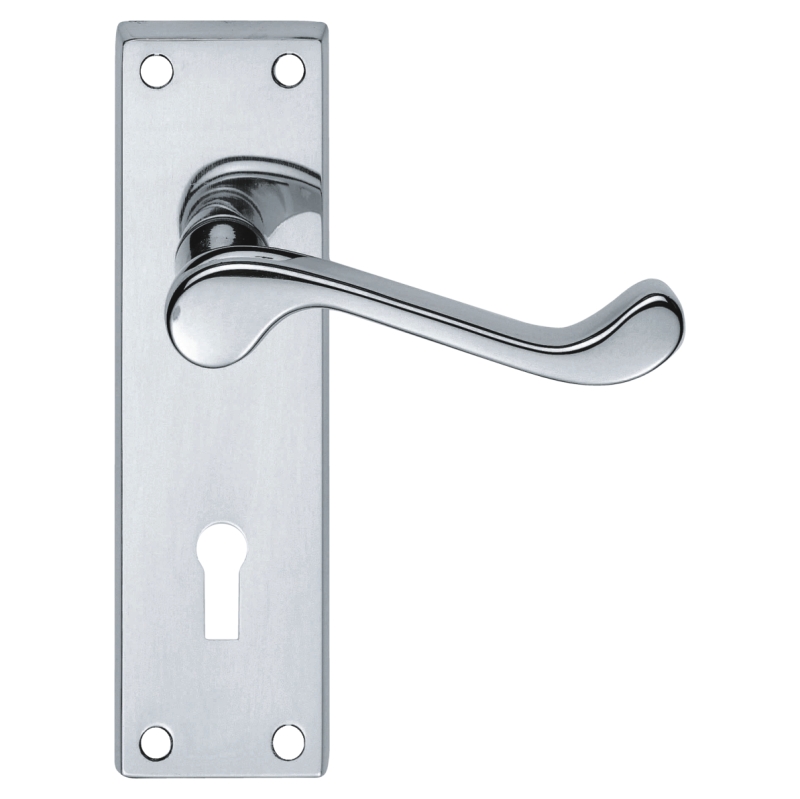 Lever On Back Plate Georgian - Lever Latch -110X45Mm