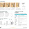 CODELOCKS 415 Mechanical Digital Locks 400 series Tubular Mortice Latch Passage Set PVD Polished Brass