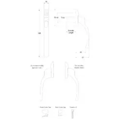 Connoisseur Inline Locking Window Handle