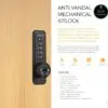CODELOCKS KL15 Mechanical Kitlock Digit Combination Lock Black VL Public