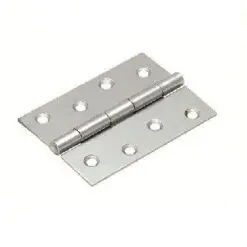 CARLISLE BRASS - 183876ZP NARROW PATTERN BUTT HINGE STEEL (ZP) 76MM (1838)