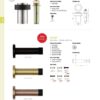 Zoo Hardware ZAS07-PCB Door Stop - Cylinder - 70mm Projection With Rose - Powder Coated Matt Black