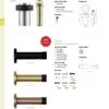 Zoo Hardware ZAS07-ETB Door Stop - Cylinder - 70mm Projection With Rose - PVD Etna Bronze