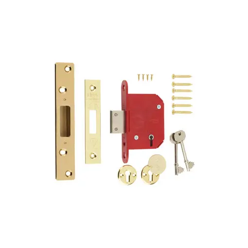 BS3621 Fortress 5 Lever Mortice Deadlock