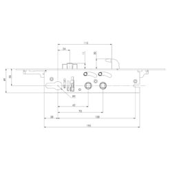 Yale Doormaster Gearbox G2000 Hook 35 Through Follower