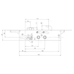 Yale Doormaster Gearbox G2000 Hook 35 Through Follower