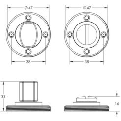 Burlington Richmond Door Handle Bathroom Backplate Satin Nickel & Turn & Release ; Material · Solid Brass ; Backplate Length · 200mm ; Width · 55mm ; Lever Length ...