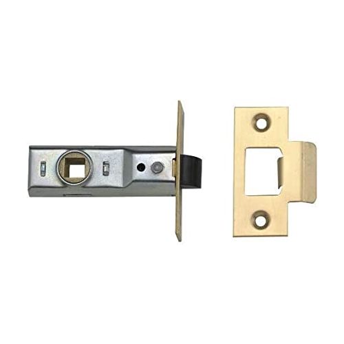 Yale Pm888 Tubular Mortice Latch 3" Polished Brass P-M888-PB-76