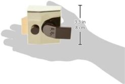 Deadlocking Nightlatch Brass Finish, High Security with Automatic Deadlock, Brasslux