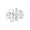 Yale Pm246 2 Lever Sashlock 2.5