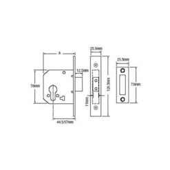 Yale 3220 Security Deadcase 2.5