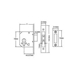 Yale 3220 Security Deadcase 2.5
