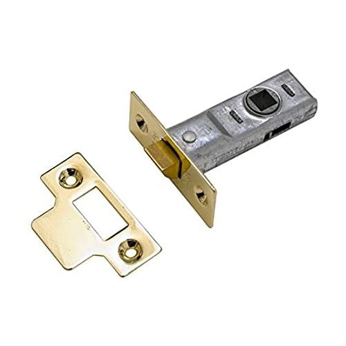 Yale Pm888 Tubular Mortice Latch 2.5" Polished Brass P-M888-PB-64