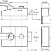 P84 Standard Nightlatch